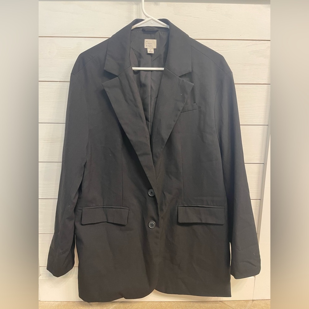 A New Day Black Blazer Size Medium